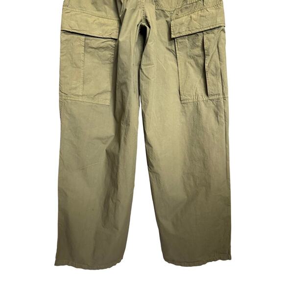 Nili Lotan Lison Cargo Pants Oversized Straight Leg Relaxed Fit Green Size Small - Picture 8 of 13